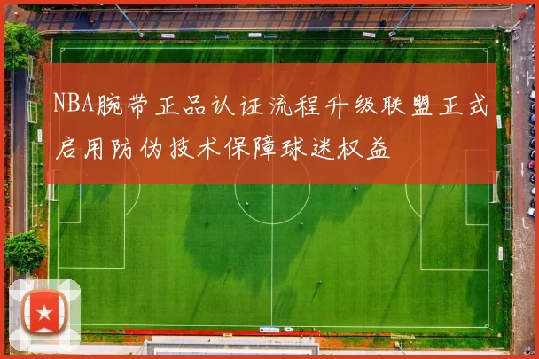 NBA腕带正品认证流程升级联盟正式启用防伪技术保障球迷权益